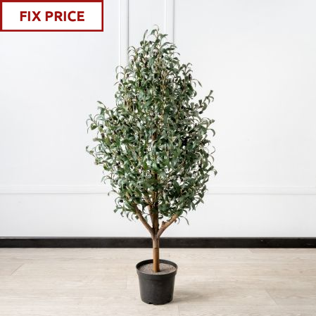 140/О/410(М)(Fix) Оливковое дерево искусственное c плодами h140см