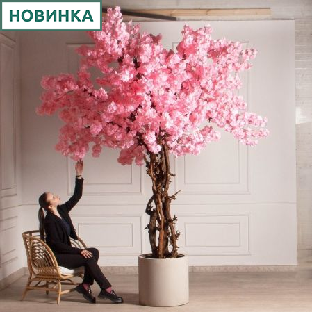 330/ОС/46М(Пр)(F) Сакура искусственная h330см,розовая