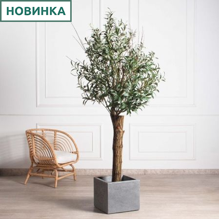 210/РН/465-1(з)(F) Оливковое дерево искусственное h210см, d80см