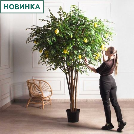 250/РН/20М-1(з)(F) Лимон искусственный h250см d200см, латекс