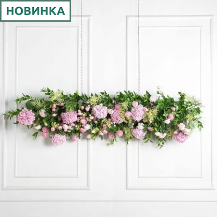 ДЛ166/1(з)(F) Декор входной группы цветочный h200см (шир 55-60см)