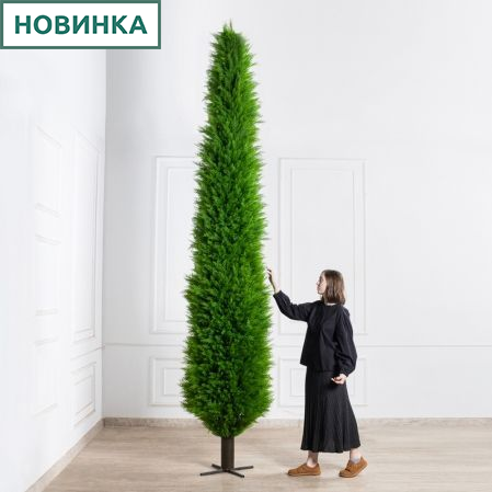 Т380/4677(з)(F) Туя искусственная конус Платинум Грин h380см Т380/4677(з)(F) Туя искусственная конус Платинум Грин h380см