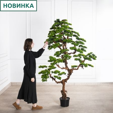 БС210/ОС/30(з)(F) Бонсай искусственный Сосна h210см d180см БС210/ОС/30(з)(F) Бонсай искусственный Сосна h210см d180см