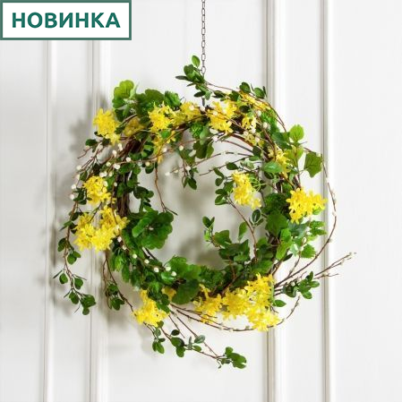 ВН19(Пр)(F) Венок искусственный весенний d60см