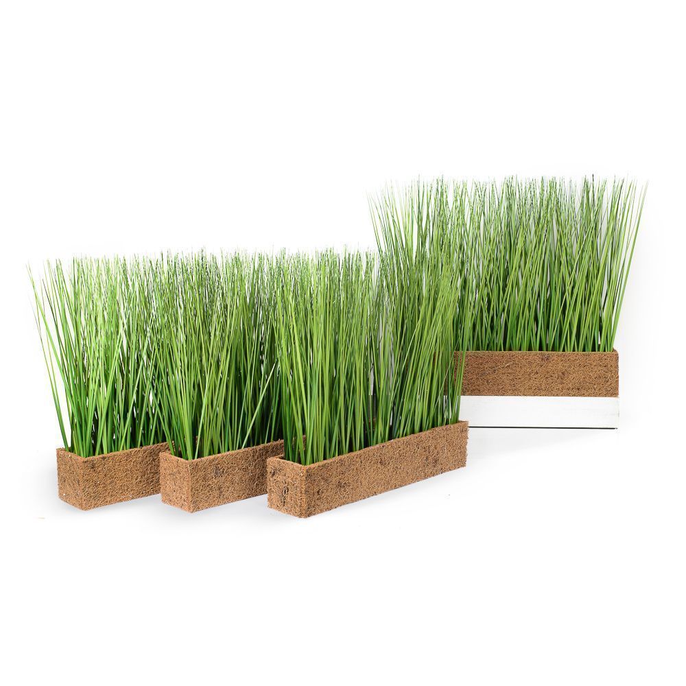 Grass box. Искусственная трава в кокосовом боксе. grass (8 штук).