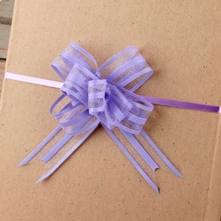 Бант-бабочка с шифоном 2,5см (10шт)  (Sale)