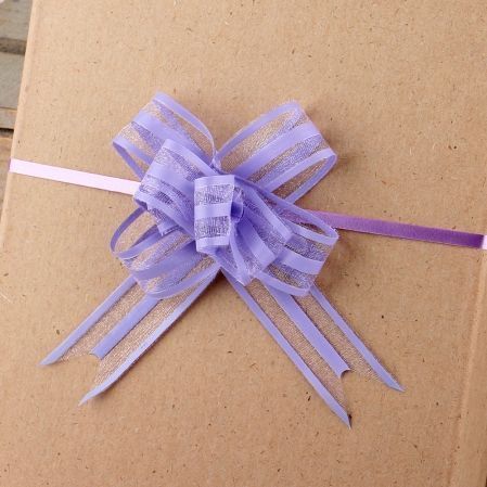 Бант-бабочка с шифоном 2,5см (10шт)  (Sale)