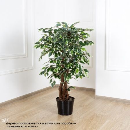 БЛ100/ОС/23М Фикус Бенджамина искусственный h100см (латекс)