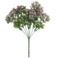 7143/0016-21Р Бульденеж искусственный куст, 7 частей, h31см, микс