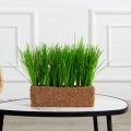 ТД061(F) Трава искусственная h15см в кокосовом боксе 25х8х8см