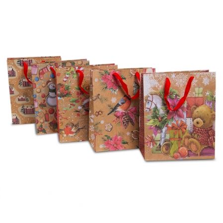 003КНг Пакет крафт НГ гор./верт.(26х32х12)(32х26х12)(20шт/уп)(Р)