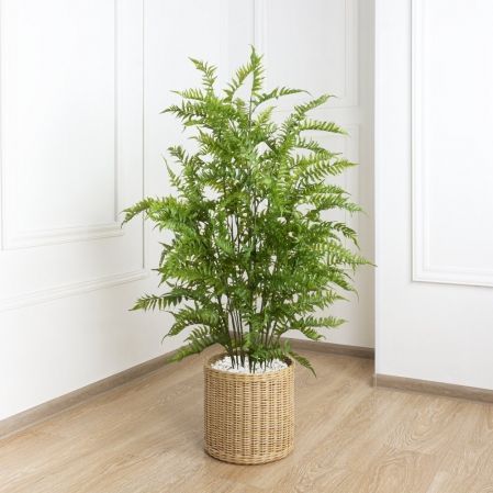 120/К/211 Папоротник Циртомиум куст искусственный (силикон) h120см