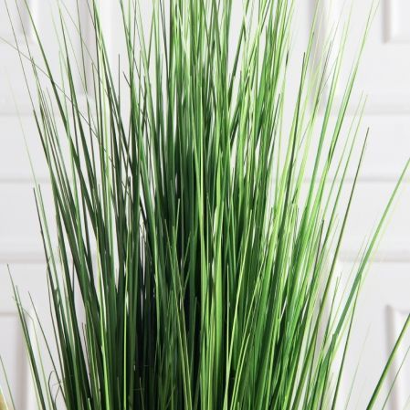С013-2(з)(F) Сноп из искусственной осоки h120см в кашпо