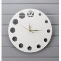 801/048-2(Sale) Часы "Минимализм Круг" (белые) (d-35см)