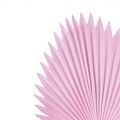 7143/0030-8/1(Promo) Лист Веерной пальмы искусственный, розовый, h 88 см (35+53)