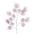 7143/0047-6/1(Promo) Ветка Веерной пальмы искусственная, розовая, мелкая, h 85 см (55+30)