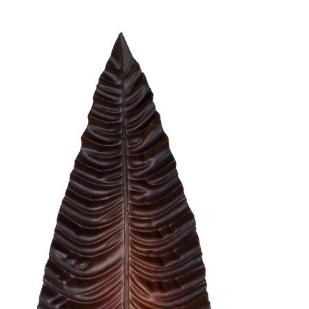 7143/0030-13/11 Лист Каладиума гигант искусственный h107см, бордовый