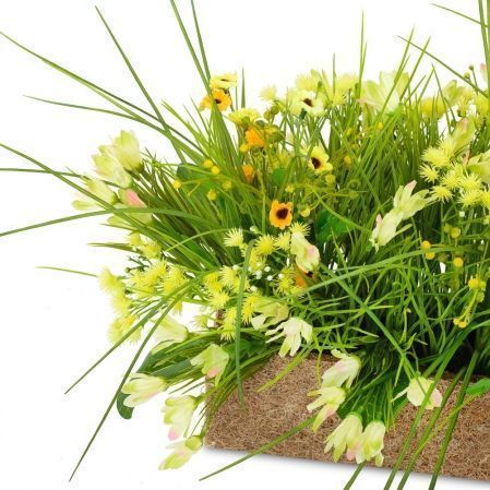ТД084 Цветы микс в кокосовом боксе (50*10*10)