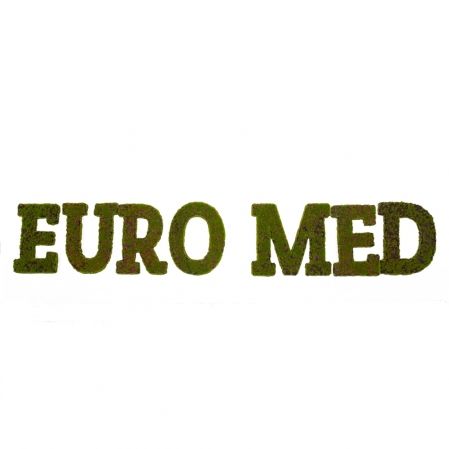 Логотип (з.) EUROMED со мхом (130*h25)