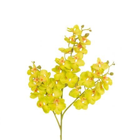 7141/0191-1/9 Орхидея *3 (зеленая) h 76 см