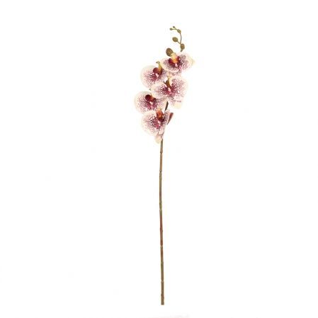 401/0151-11B Орхидея h86см(латекс) кремово-бордовая