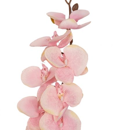 401/0218-5В Орхидея ветка сатиновая d10; h92см (светло-розовая)
