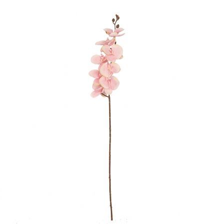 401/0218-5В Орхидея ветка сатиновая d10; h92см (светло-розовая)