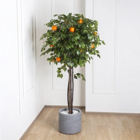 180/РПК/24М-2(з) Апельсиновое дерево искусственное h180см (латекс)