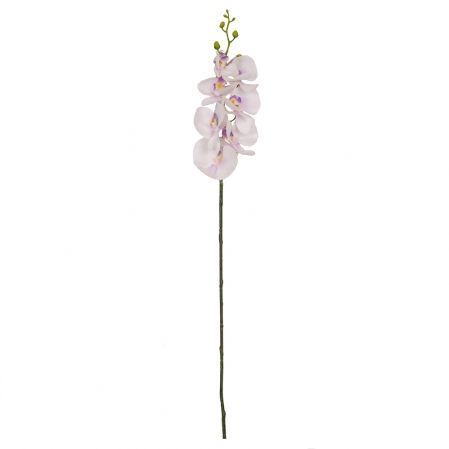 401/5998-23L(Уценка) Орхидея искусственная h85см(латекс)(белая)