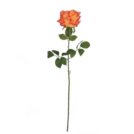 401/5402/18К Роза одиночная h78см (оранжевый)