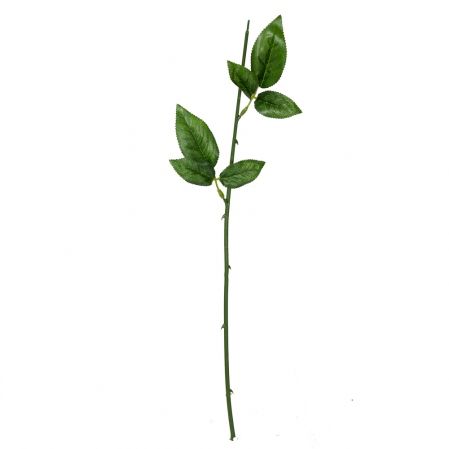 405/2141 Нога для розы с листьями h54см (RS)