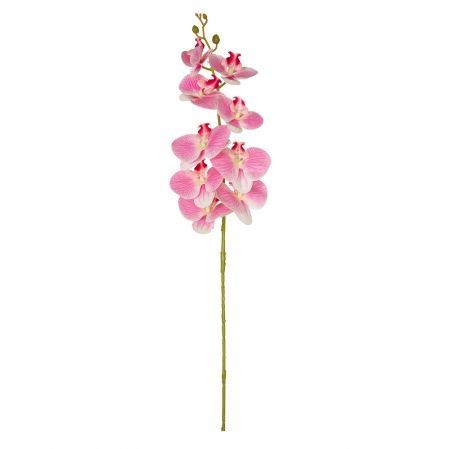 7141/А2785-05/1 Орхидея h108см (латекс)(бело-розов. с прожилками)