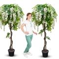 180/ПК/424-1 Глициния(вистерия) белая h180см(латекс)