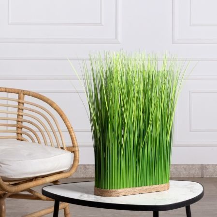 С0144(Promo)(F) Сноп из искусственной осоки h50см, овал d13см