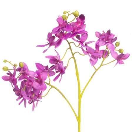 7141/9225-1/17 Орхидея ветка мелкая h46см(фиолетовая)