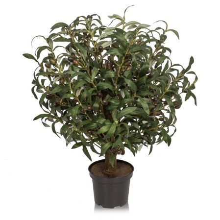 60/Ш/410(з.)(Fix) Оливковое дерево искусственное с плодами, h60см