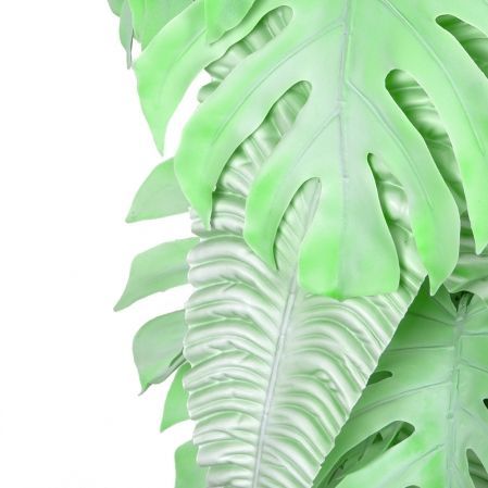 Л54(з) Лиана искусственная с тропическими листьями L110см, свес 150см, мята