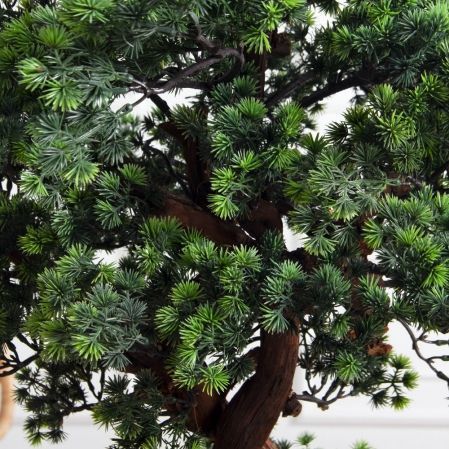 БС090/ОС/30-1(F) Бонсай искусственный Сосна h90см в интерьерном кашпо