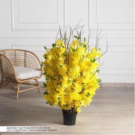 100/РН/485(з)(F) Форзиция искусственная куст h100см