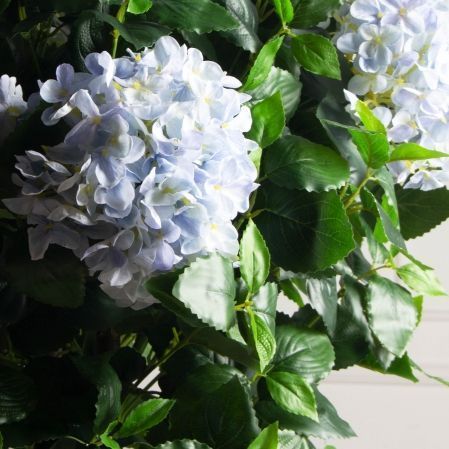 090/К/460-3(F) Гортензия искусственная (латекс) h90см, сиренево-фиолетовая