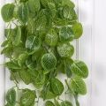 7144А/0228-12 Плющ Пилея искусственный h94см (латекс), желто-зеленый