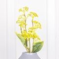 7143/А2783-54М(Sale) Ягоды с листьями искусственные куст 5 частей, h50см (микс)