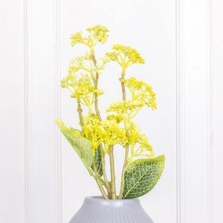 7143/А2783-54М(Sale) Ягоды с листьями искусственные куст 5 частей, h50см (микс)