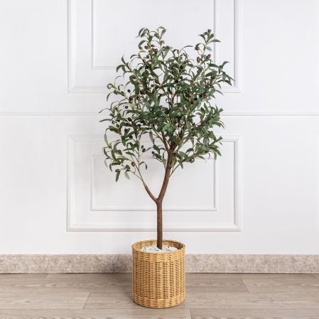 120/РН/АСС/465(Пр) Оливковое дерево искусственное с плодами h120см