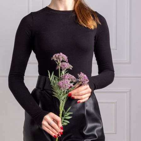 7141А/0443-04/8Р(F) Ветка цветущая искусственная 5 соцветий, h53см, сиренев.