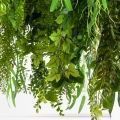 КЗ/49-1(з)(Пр)(F) Композиция искусственная с ампельными растениями 107х105см(свес 15-60см) на сетке
