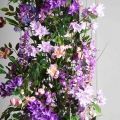 ДЛ154(Пр)(F) Декор входной группы цветочный L100см, пристенный