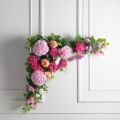 Л162/2(з)(F) Лиана искусственная цветочная L160см, ширина 20см