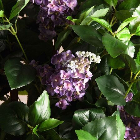 090/К/460/633(Пр)(F) Сирень искусственная куст (латекс) h90см, сиреневая