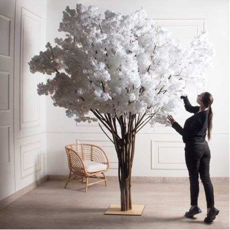 270/РН/225-2(з)(F) Сакура искусственная h270 d250см на основании 50*50см, белая 270/РН/225-2(з)(F) Сакура искусственная h270 d250см на основании 50*50см, белая